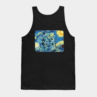 The panther Van Gogh STyle Tank Top